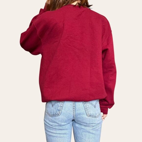 Morning Sun 2000s funny vintage winter snowy bird crewneck Large - Picture 5 of 7